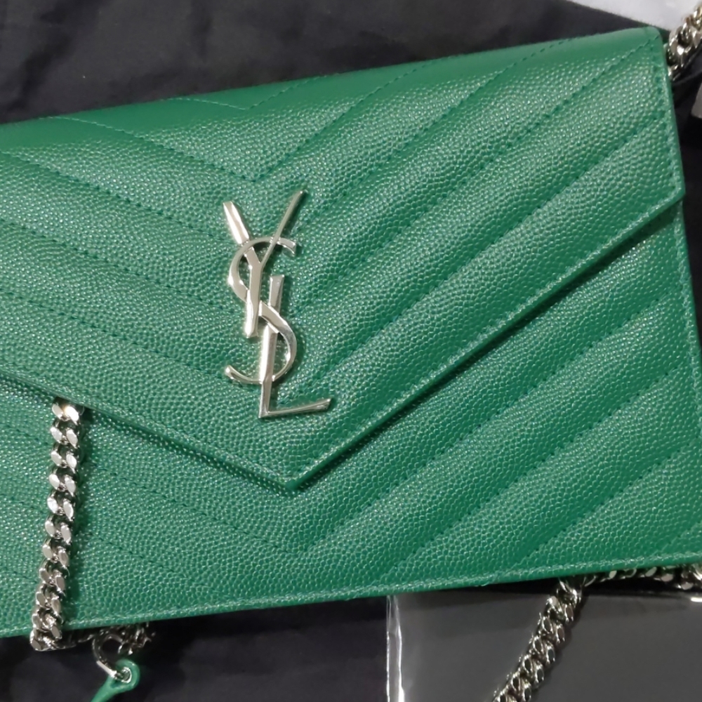Brand New Saint Laurent Chain Wallet Monogram - Picture 4 of 7